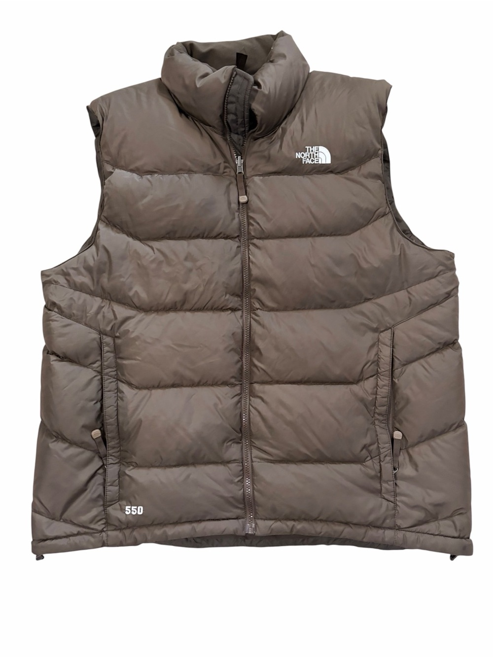 The North Face 550 Fill Puffer Winter Vest Down Jacket Mens XL Brown